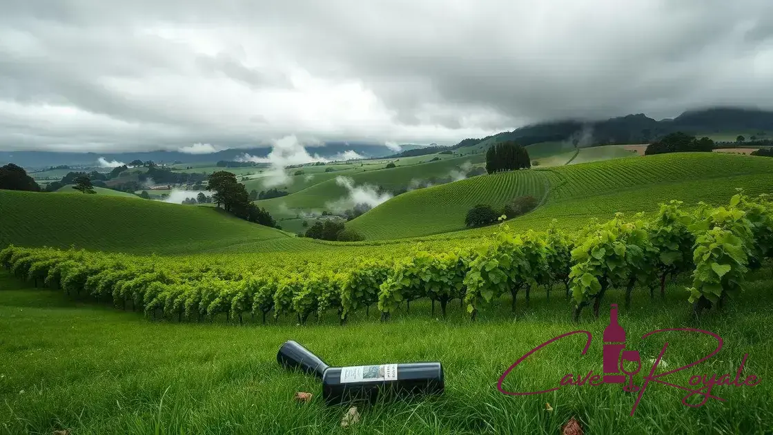 Declínio das exportações de vinho da Nova Zelândia