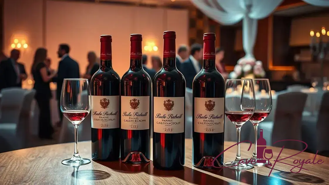 Destaques dos vinhos de Baron Philippe de Rothschild em Singapura