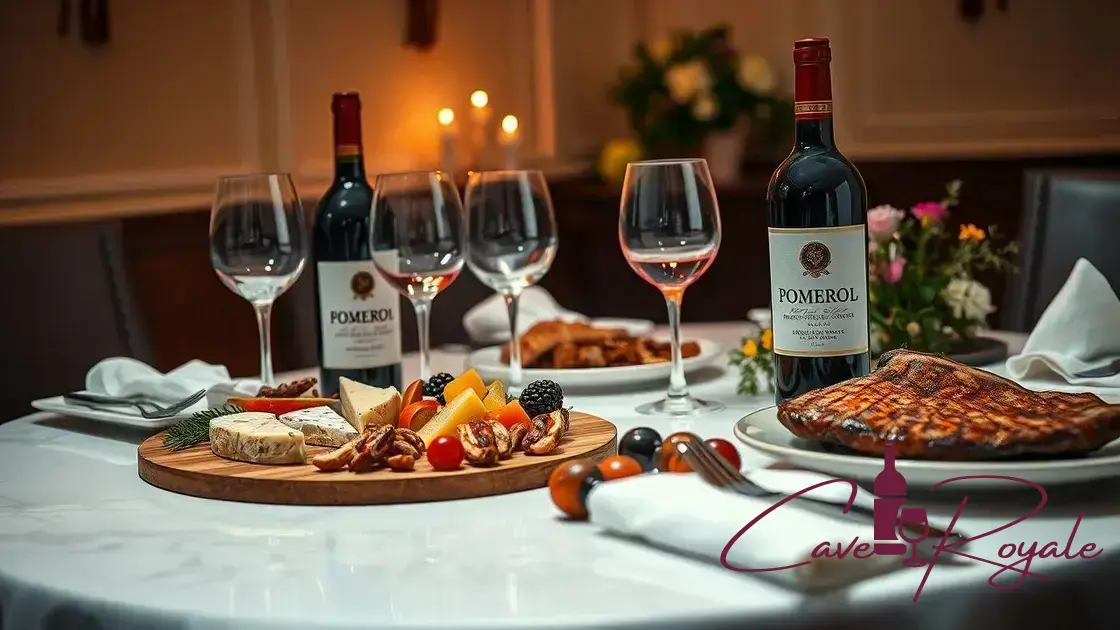 Dicas para harmonização com vinhos Pomerol