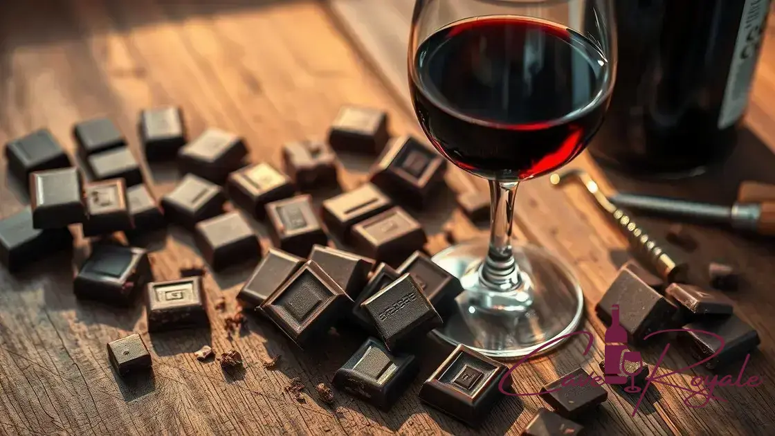 Harmonização perfeita: como combinar chocolate e vinho com estilo