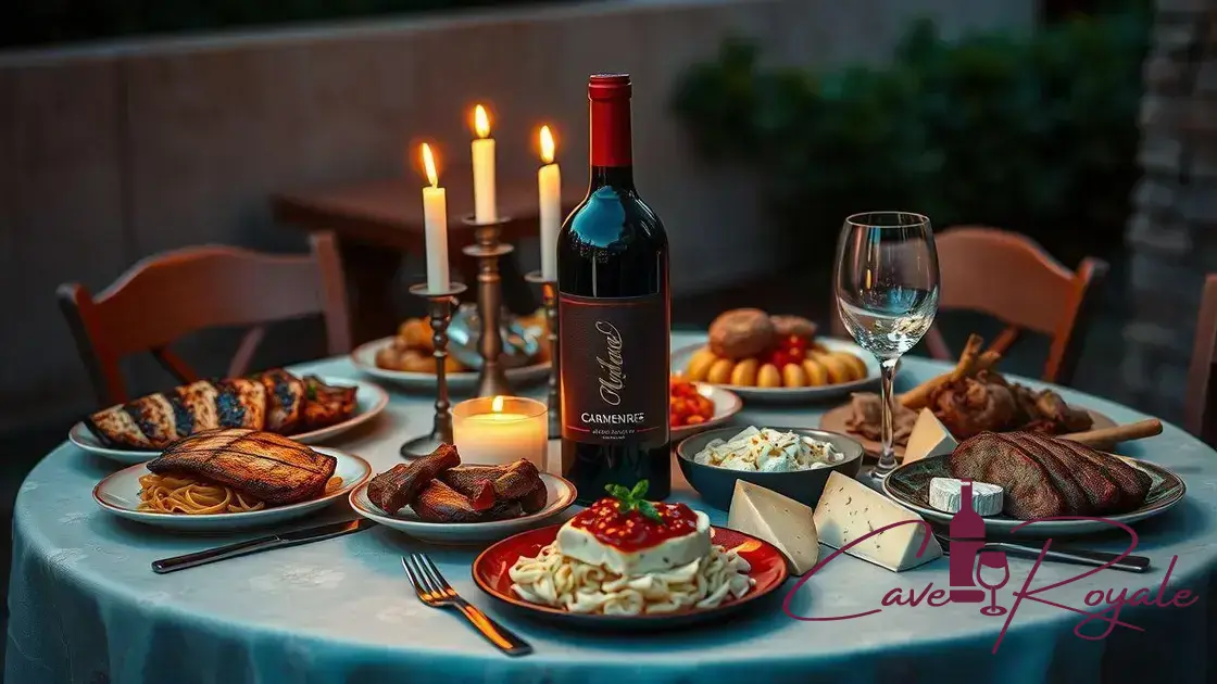 Harmonizações Perfeitas com a Carménère