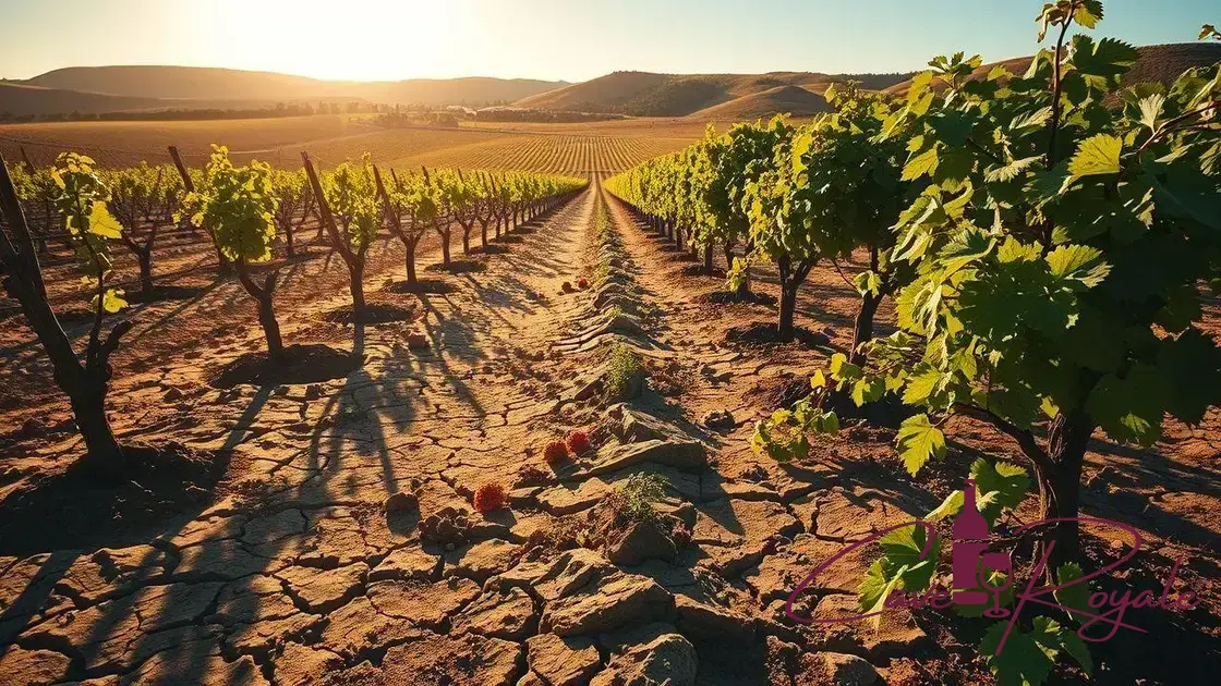 Impact of climate change on wine production