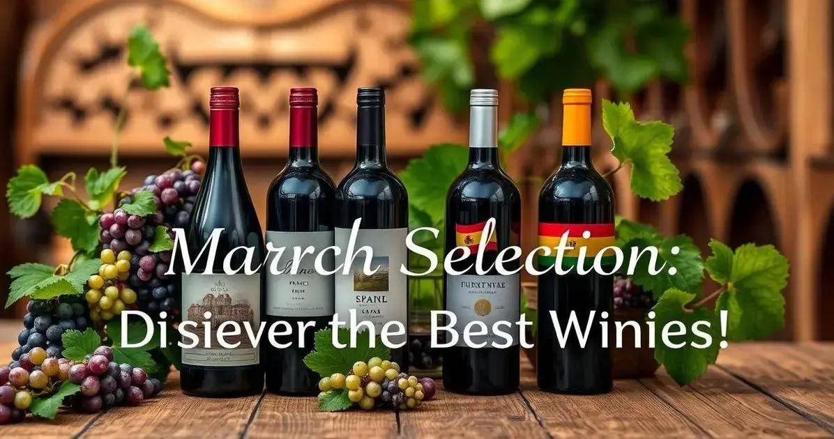 Vinhos Selecionados do ClubeD em Março: Descubra os Melhores!