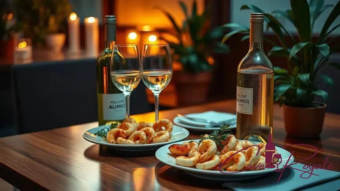 harmonizacao-de-vinhos Aprenda a Fazer Lulas Grelhadas com Vinho Branco e Surpreenda Seus Convidados
