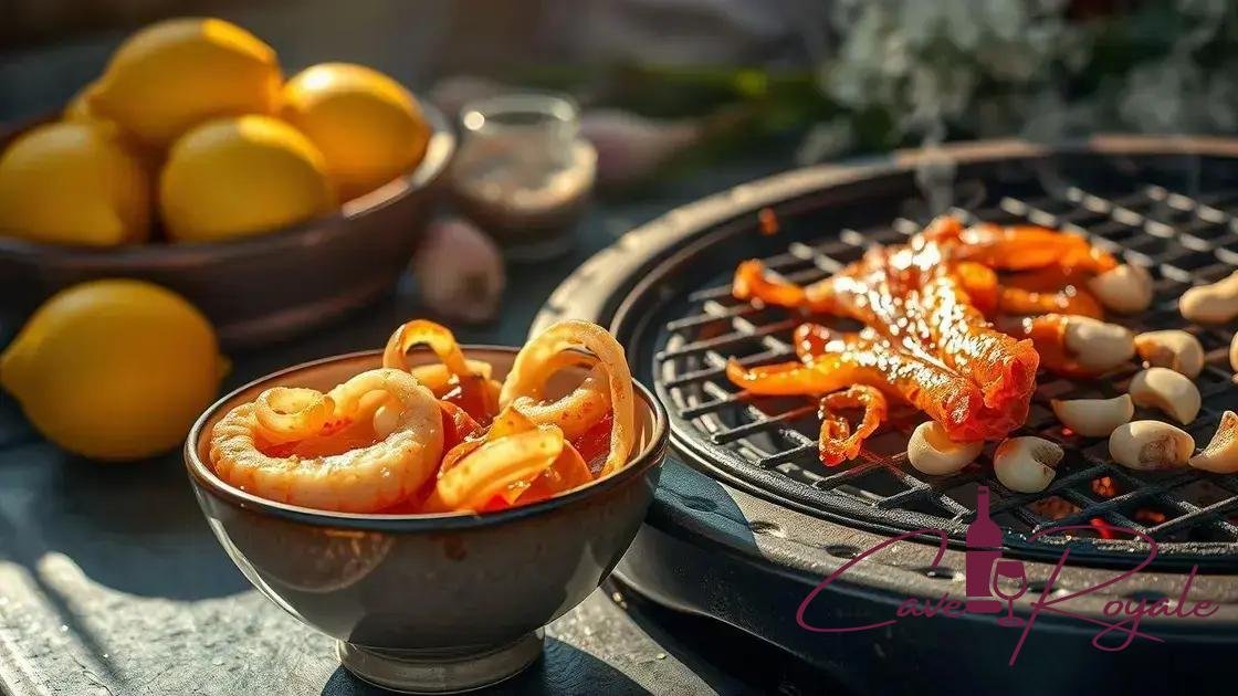 preparacao-das-lulas Aprenda a Fazer Lulas Grelhadas com Vinho Branco e Surpreenda Seus Convidados
