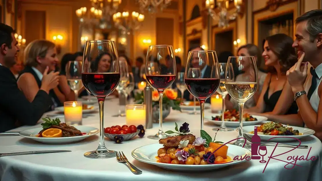 Reflexões sobre o jantar de gala e saúde no mundo do vinho