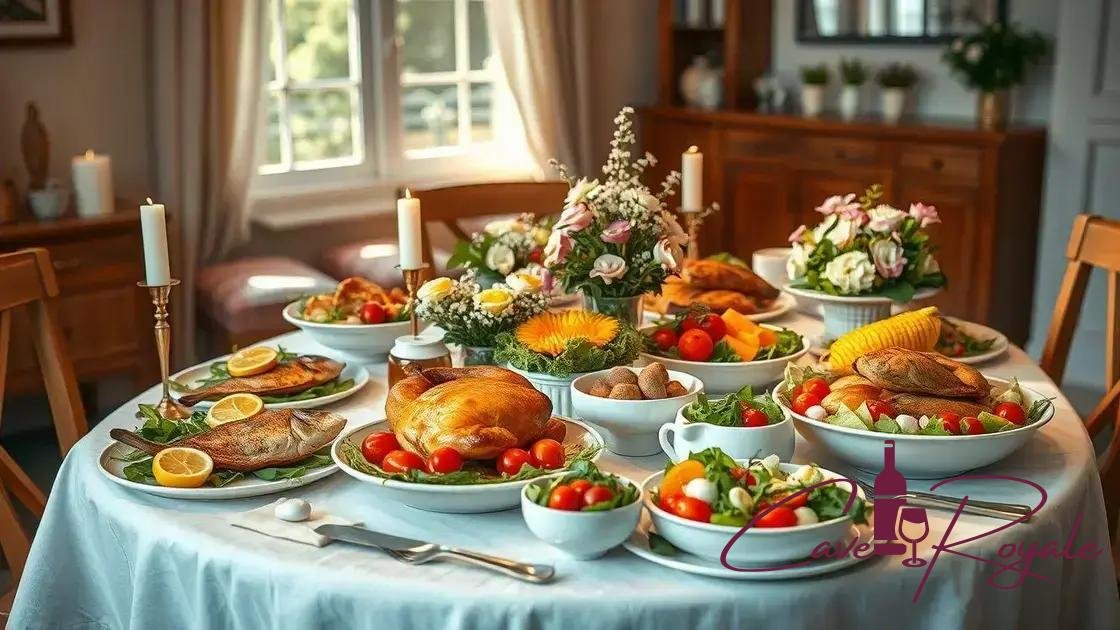 Sugestões de cardápio e vinhos para um almoço de Páscoa especial
