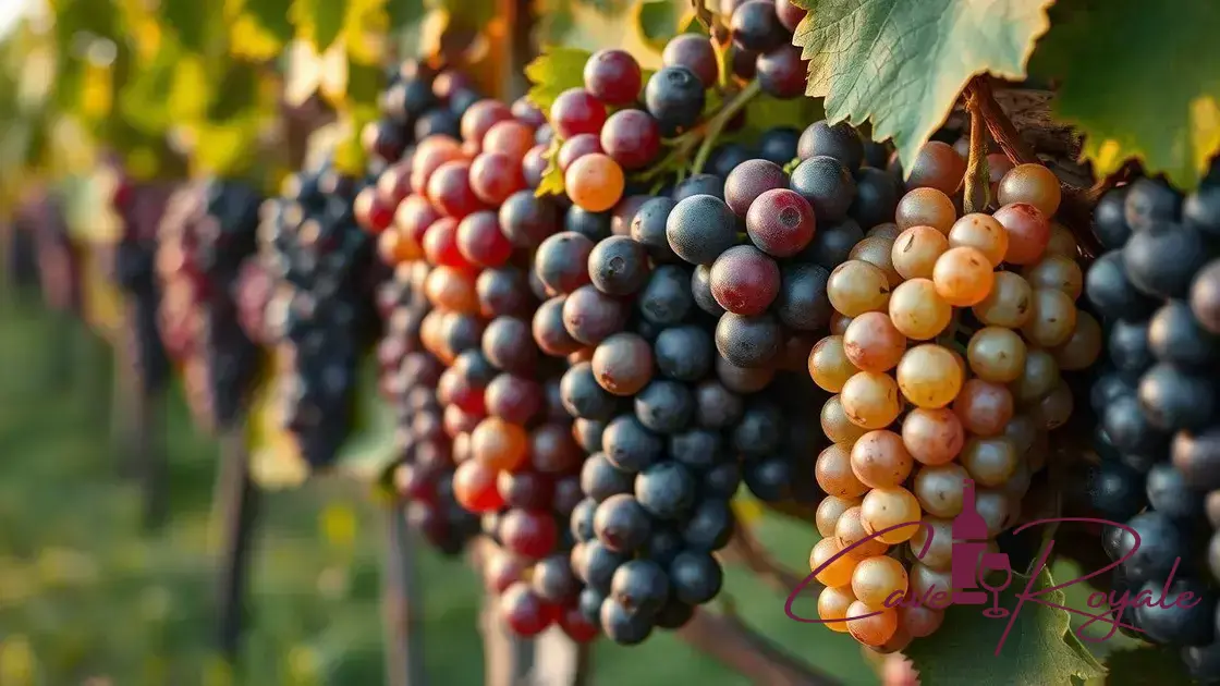 29 tipos de uvas famosas na produção de vinhos