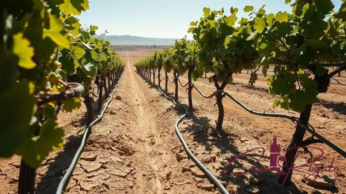 Desafios enfrentados por vinicultores na Califórnia