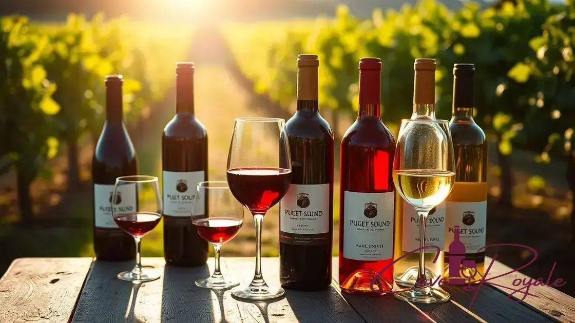 Dicas para apreciar os vinhos de Puget Sound