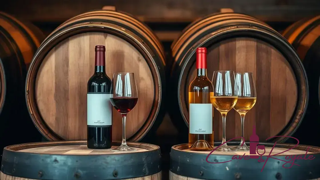 Diferenças entre vinhos tintos e brancos ao envelhecer