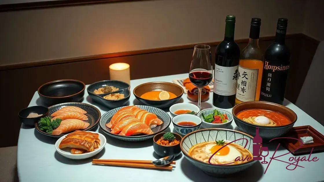 Harmonização com a culinária japonesa