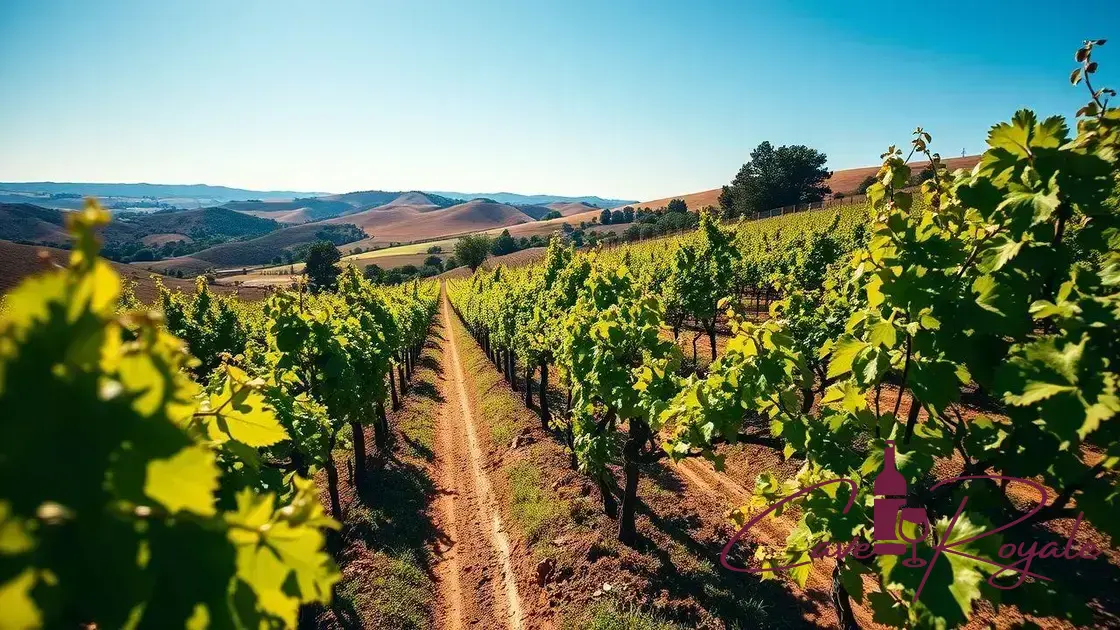 Localização e características das vinhas