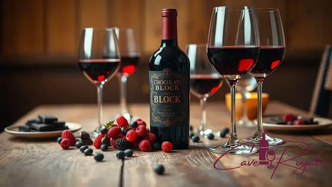 O impacto do Chocolate Block no mercado de vinhos