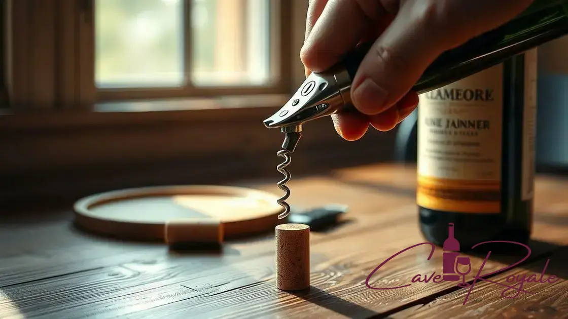 Passo a passo para usar o saca-rolhas de pinça