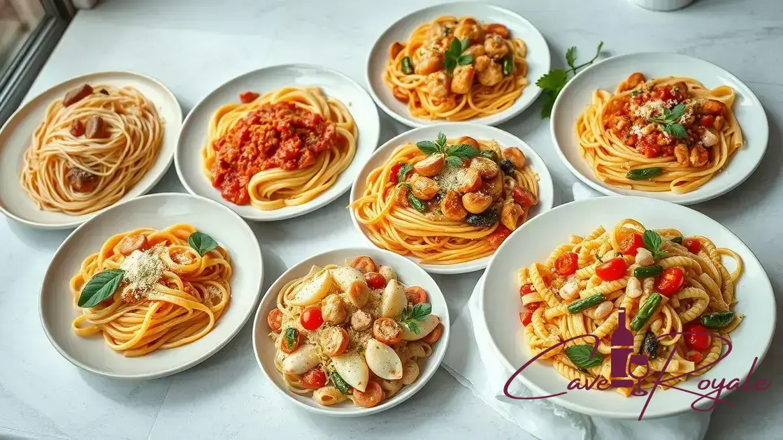 Receitas imperdíveis com diferentes tipos de massas