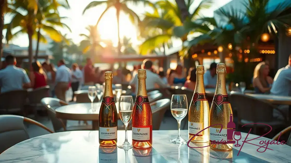 Restaurantes em Miami que oferecem Champagne