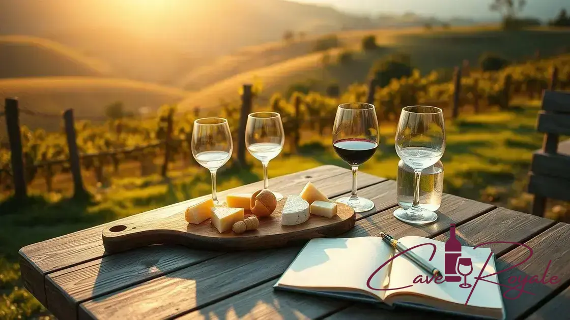 Dicas para equilibrar atividades e degustações de vinho