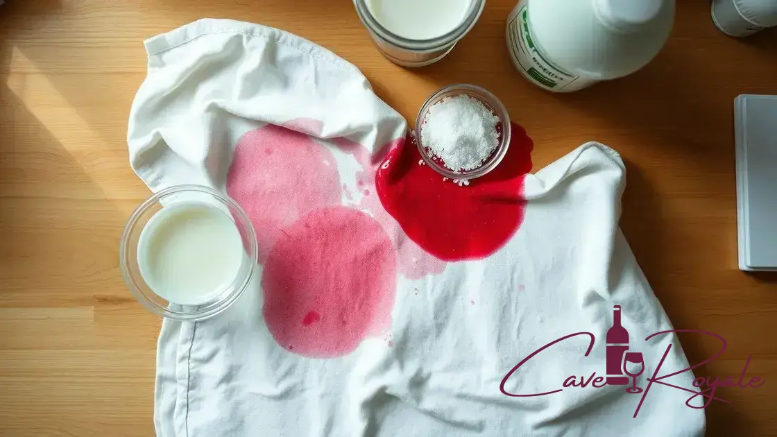 Métodos caseiros eficazes para remover manchas de vinho