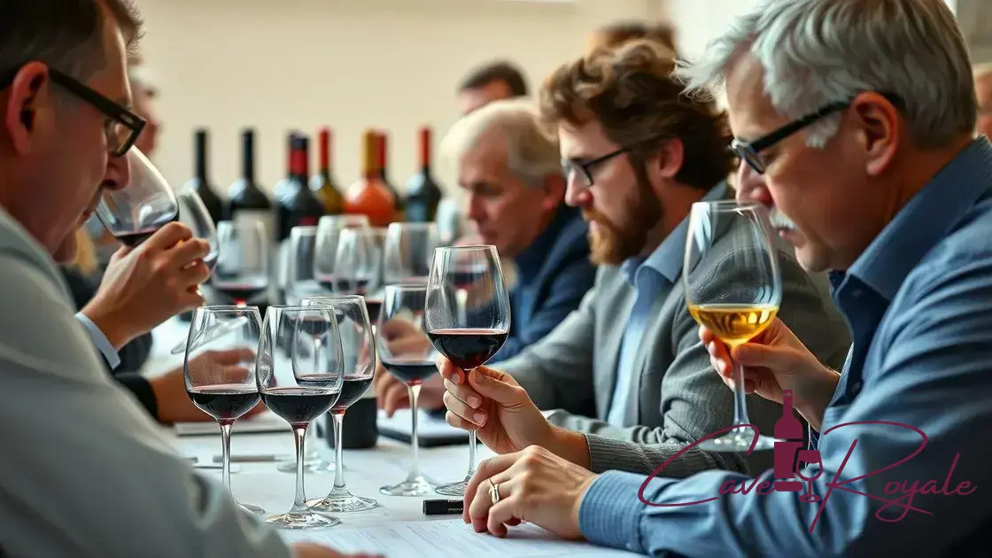 O que aconteceu na prova de vinhos?