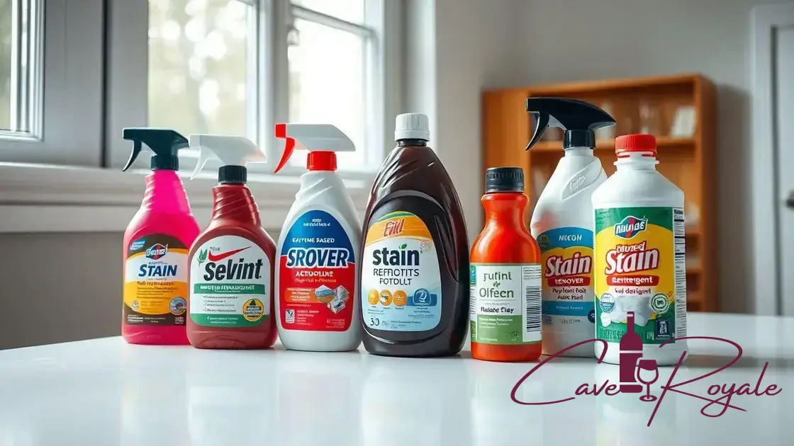 Produtos comerciais que funcionam no combate às manchas
