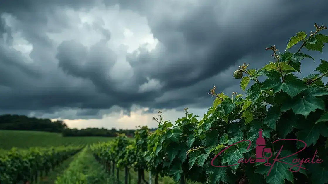 Tempestades que Afetam a Vinicultura Francesa