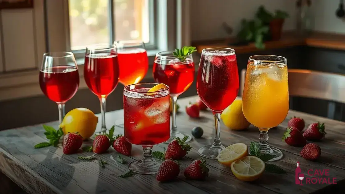 24 opções de drinks com vinho incríveis para fazer em casa!