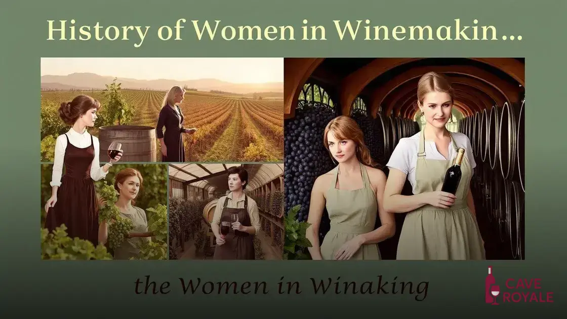 A história das mulheres no universo do vinho