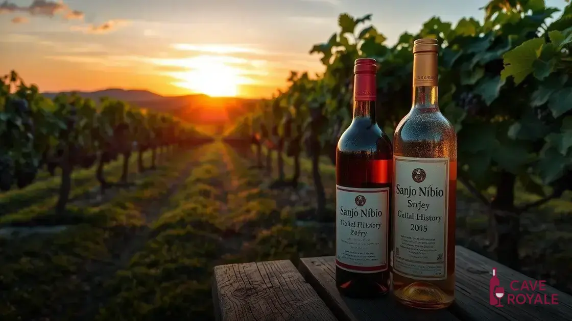 A história por trás do vinho Sanjo Núbio