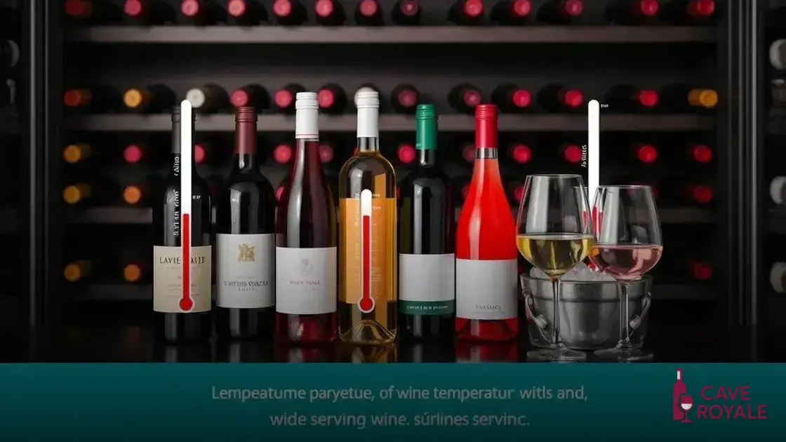 A importância da temperatura do vinho