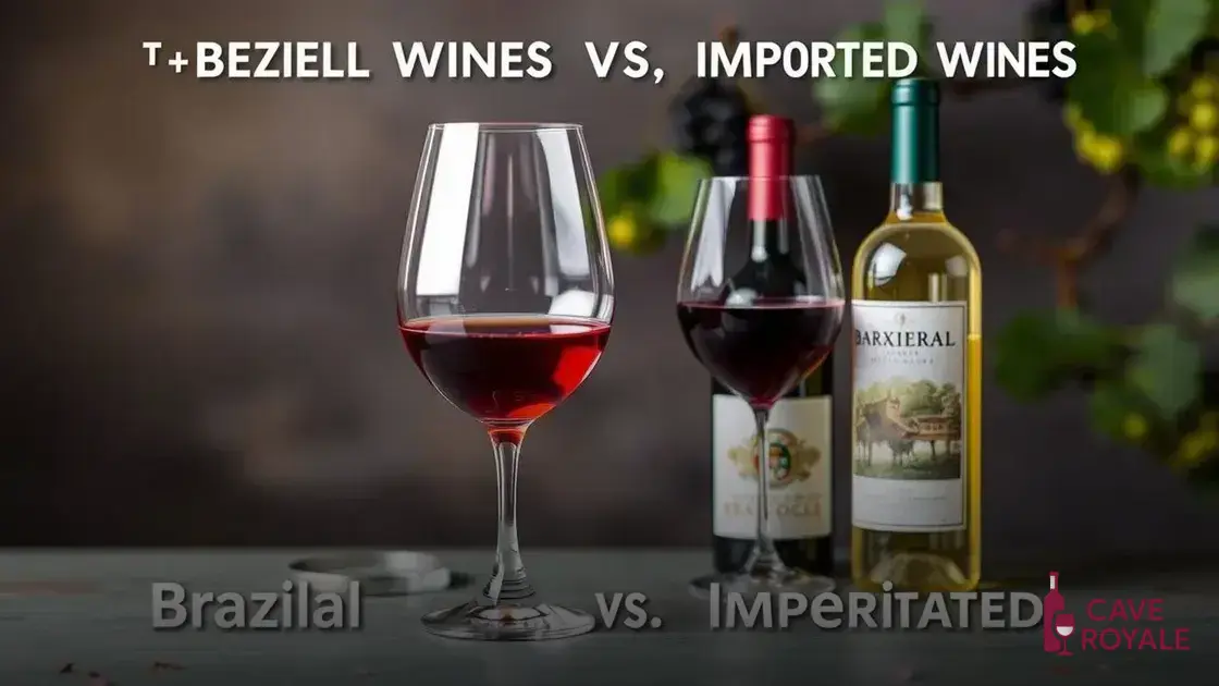 as diferenças entre vinhos nacionais e importados