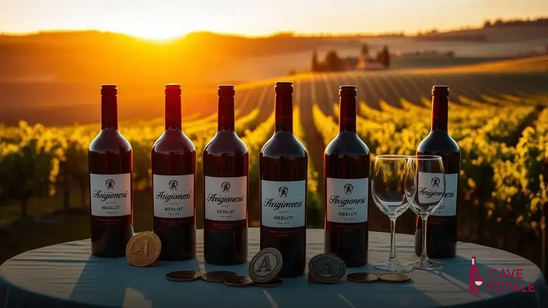 Avaliações e prêmios do Avignonesi Desiderio Merlot