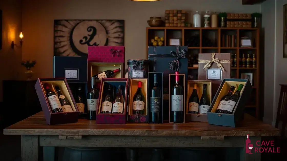 Benefícios de escolher caixinhas de vinho