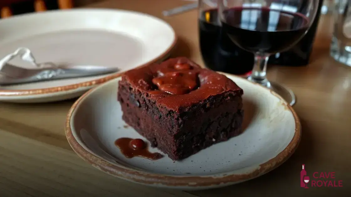 Brownie chocolate clássico: combinando com tintos encorpados