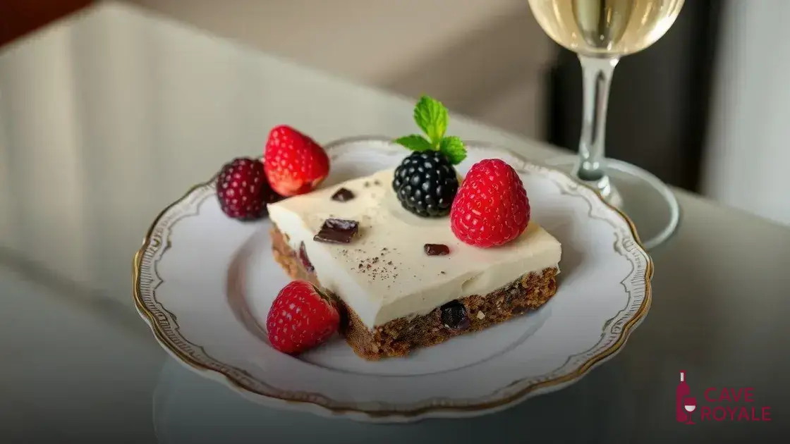 Brownie de chocolate branco: ideal com espumantes
