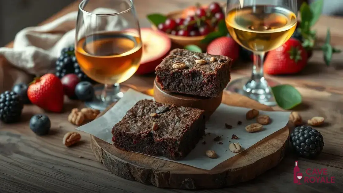 Brownie vegano: harmonizando sabores inusitados com vinhos naturais