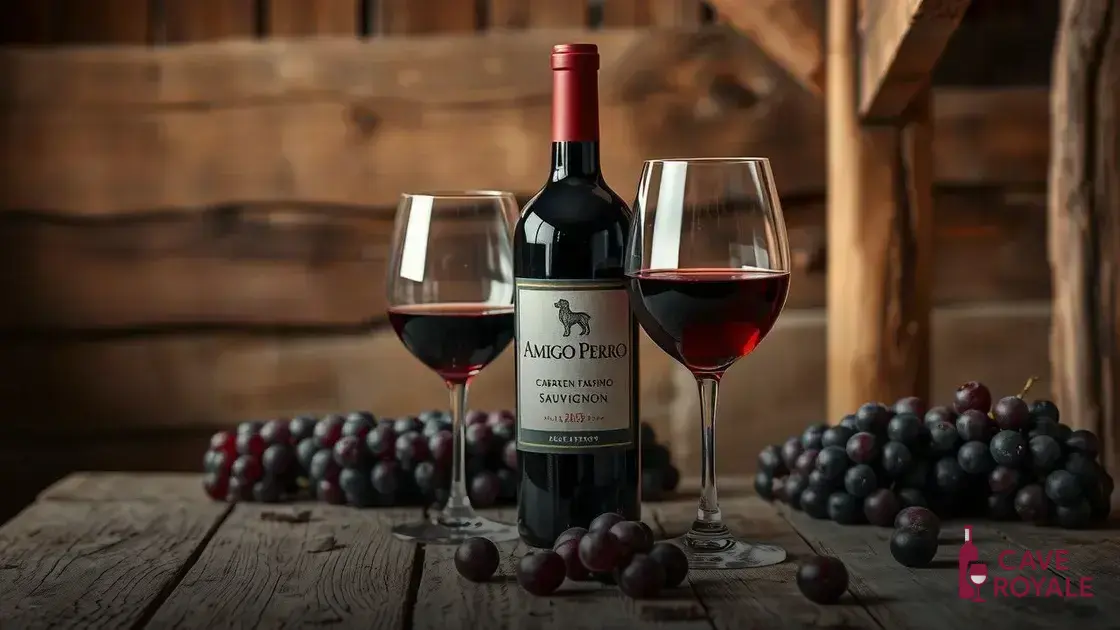 Características do Amigo Perro Cabernet Sauvignon