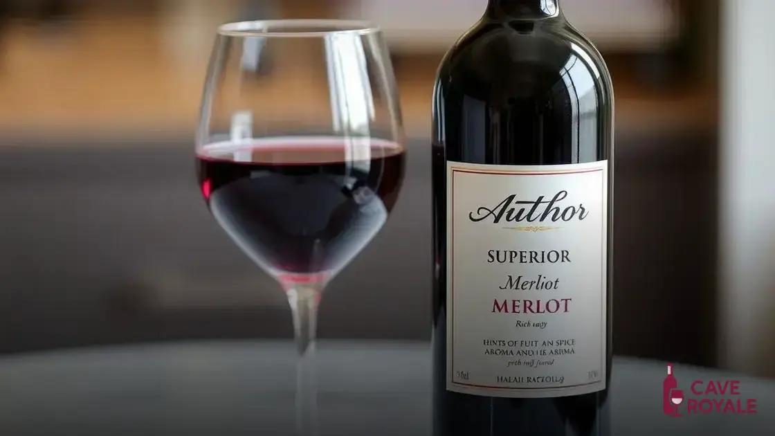 Características do Author Superior Merlot