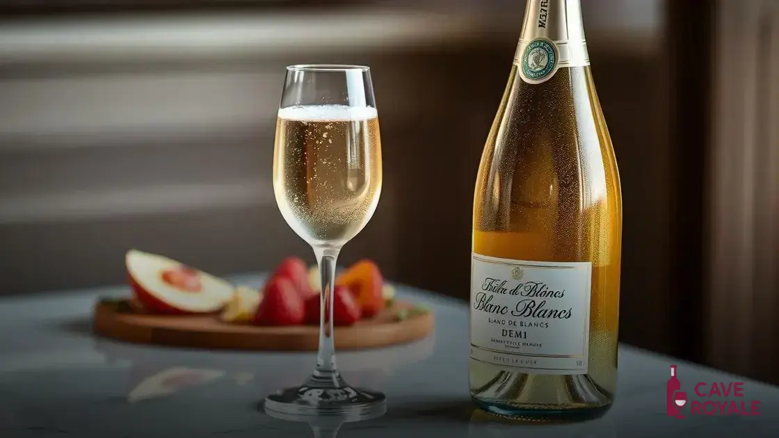 Características do Blanc De Blancs Demi