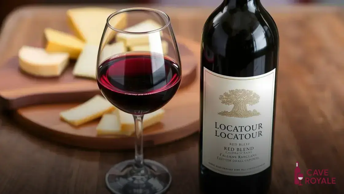Características do Californiano Locatour Red Blend