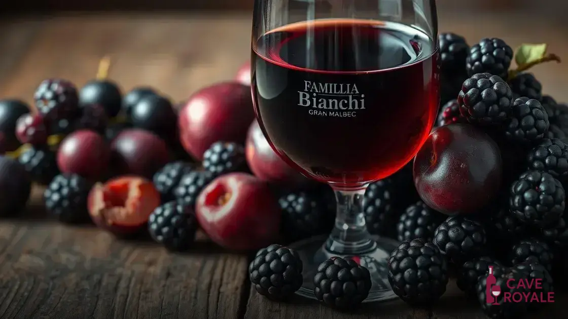 Características do Famiglia Bianchi Gran Malbec