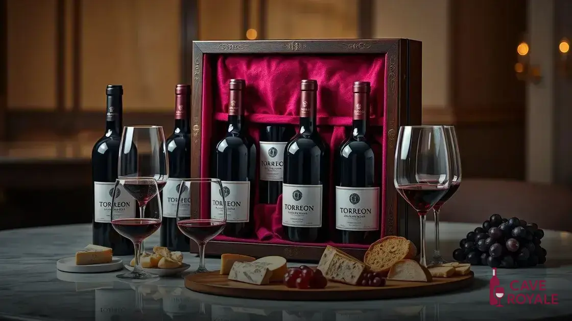 Características do kit de vinhos Torreon