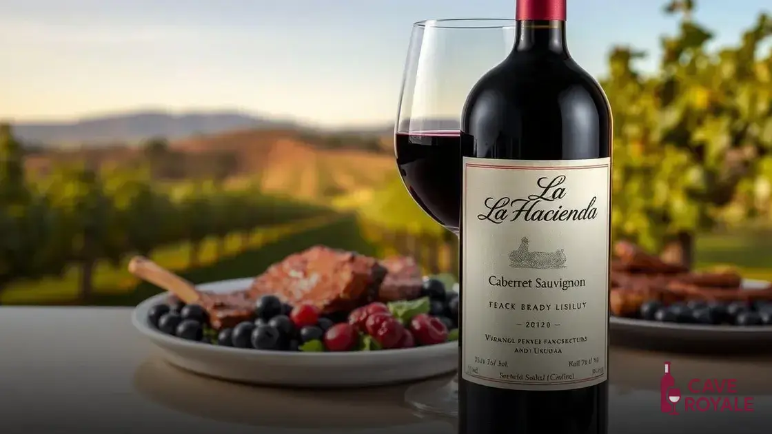 Características do La Hacienda Cabernet Sauvignon