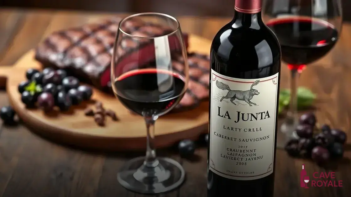 Características do La Junta Cabernet Sauvignon