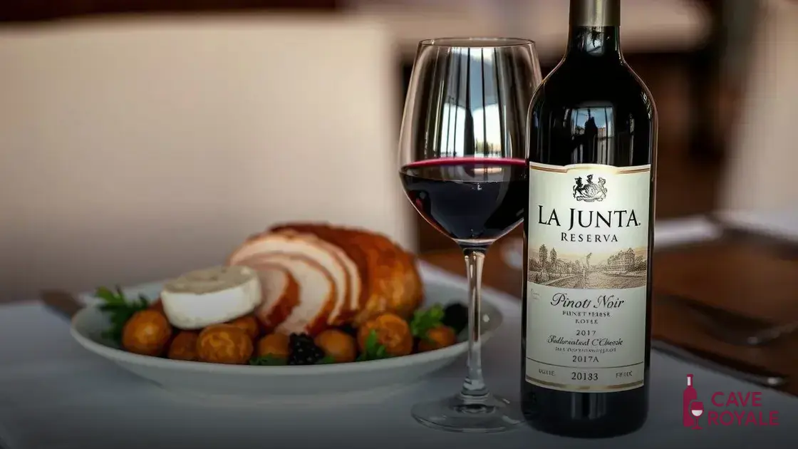 Características do La Junta Reserva Pinot Noir