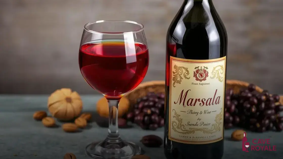 Características do licoroso italiano Marsala Fine
