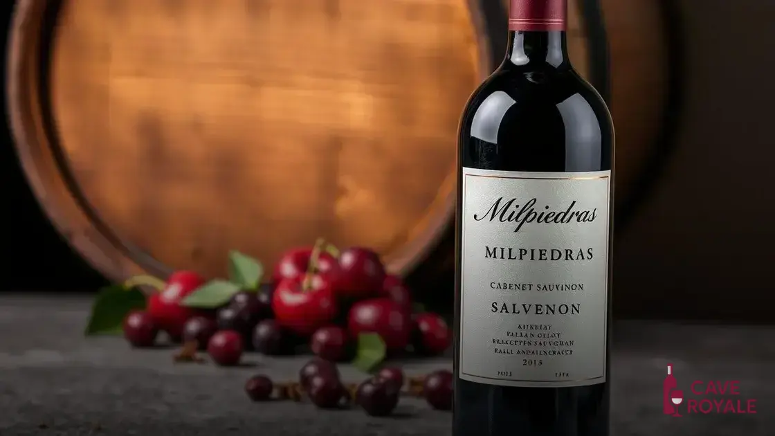Características do Milpiedras Cabernet Sauvignon