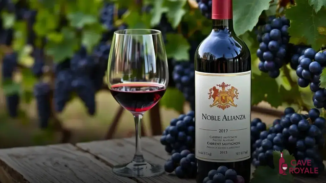 Características do Noble Alianza Cabernet Sauvignon