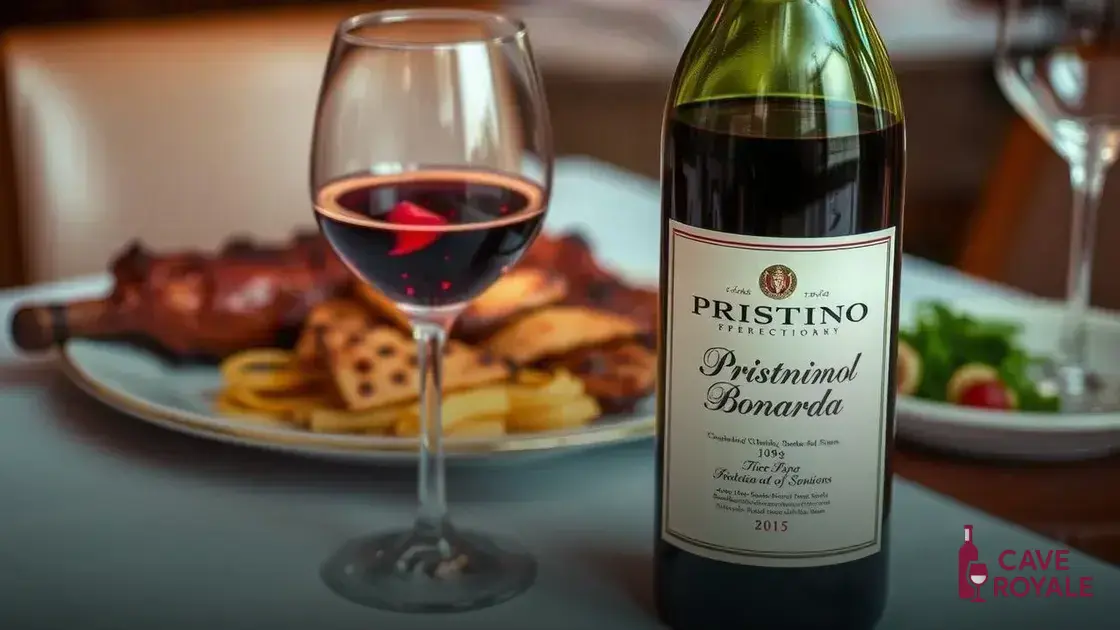Características do Pristino Bonarda