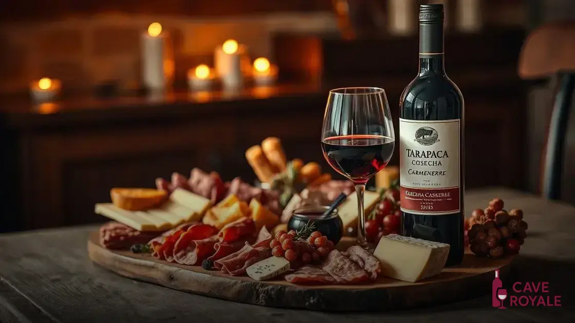 Características do Tarapacá Cosecha Carménère